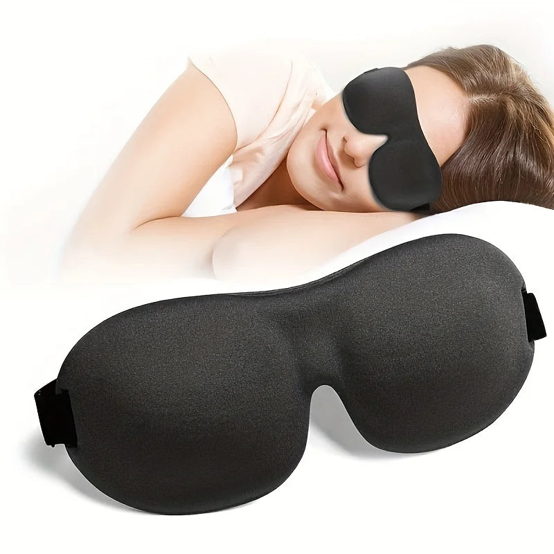 Contoured sleep mask 100% light blocking
