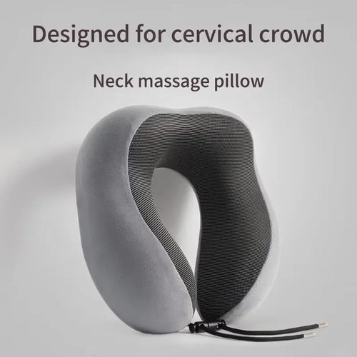 Memory foam travel neck pillow