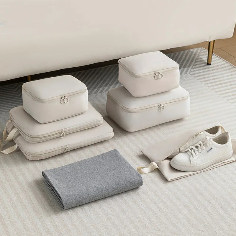 Travel compression packing cubes - 6pc