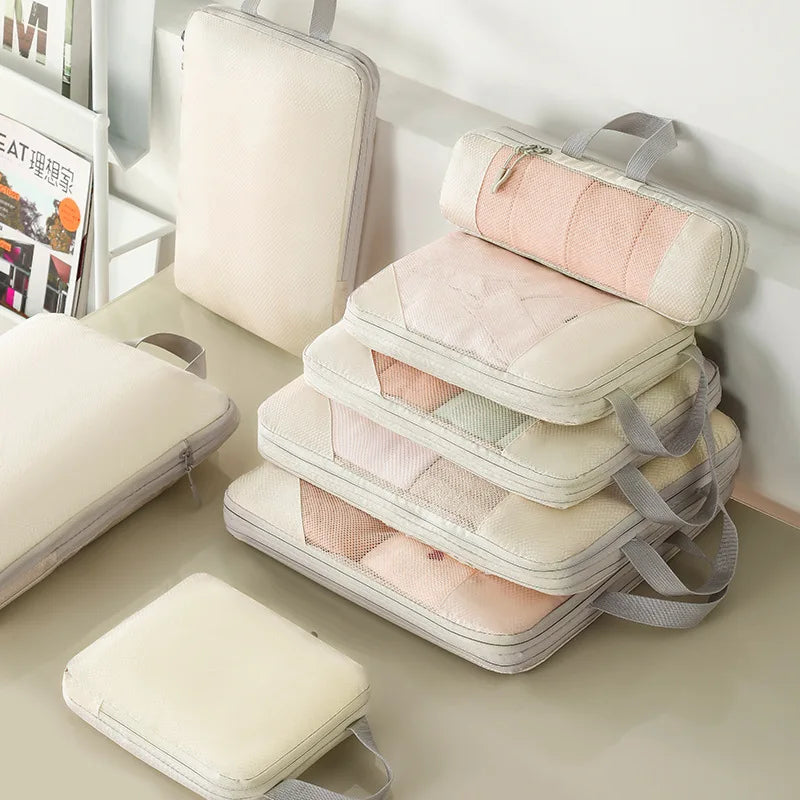 Compression organizer packing cubes - 6pc