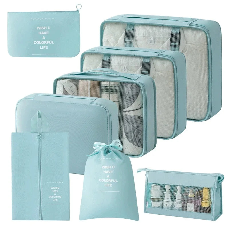 Travel set storage bags