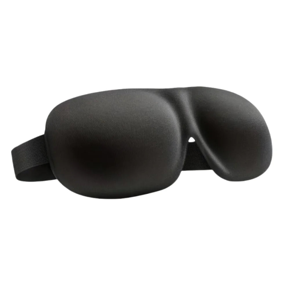 Contoured sleep mask 100% light blocking