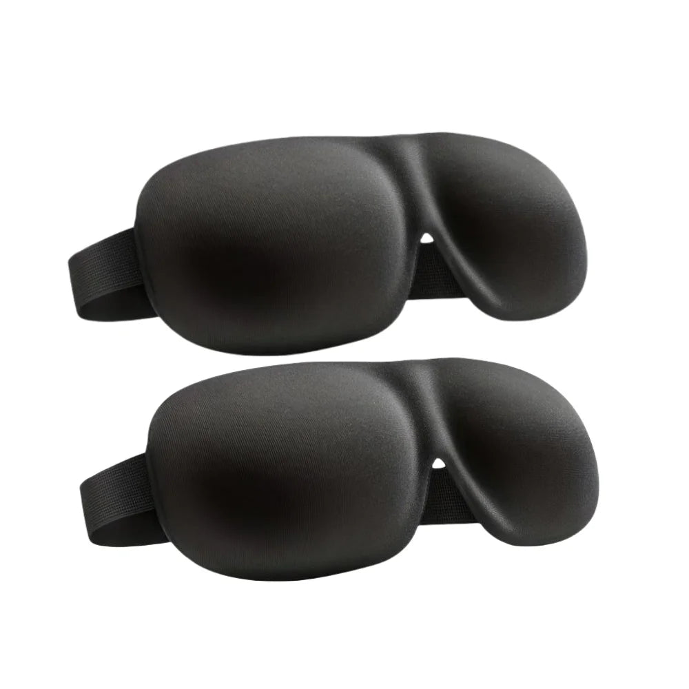 Contoured sleep mask 100% light blocking