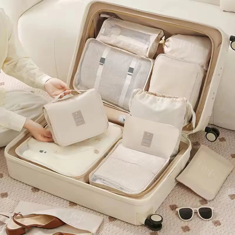 Travel set storage bags