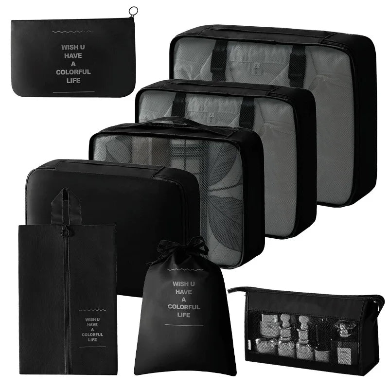 Travel set storage bags