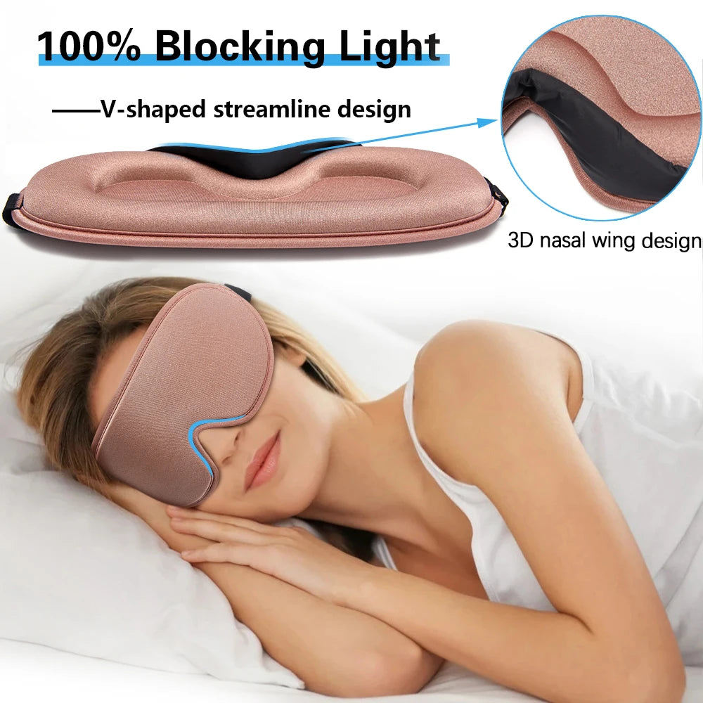 Soft silk eye mask for sleeping