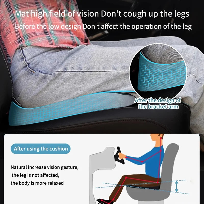 Pain-relief comfort cushion for plane, car, and any seats