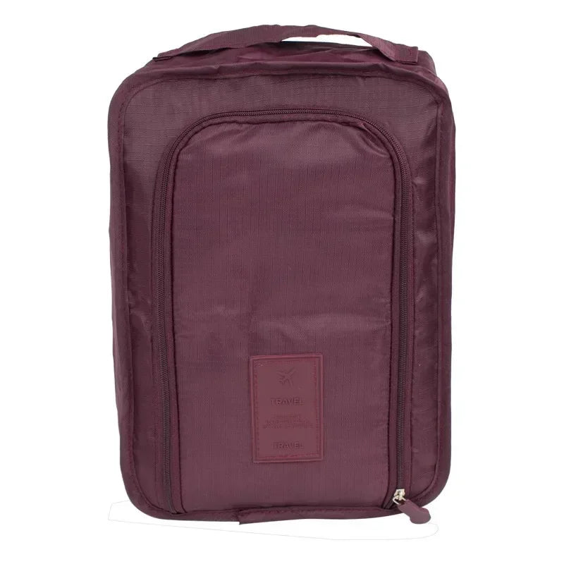 Portable folding shoe bag for travel - 1pc