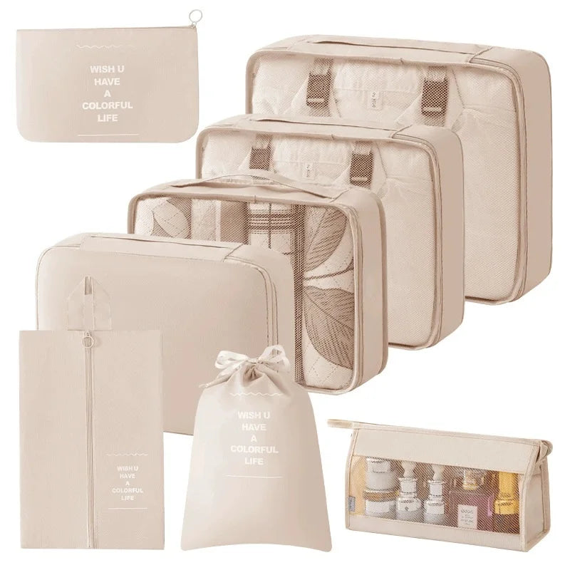 Travel set storage bags