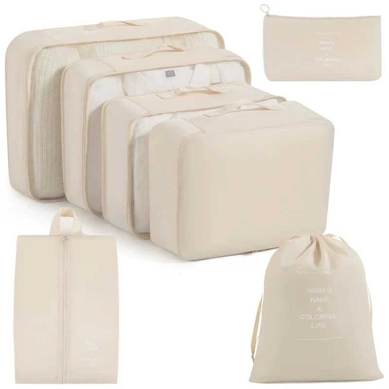 Travel set storage bags