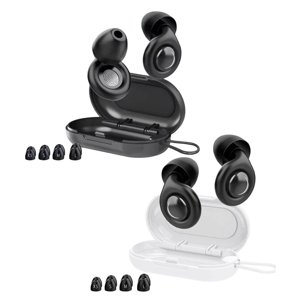 Noise-cancellation silicone ear plugs