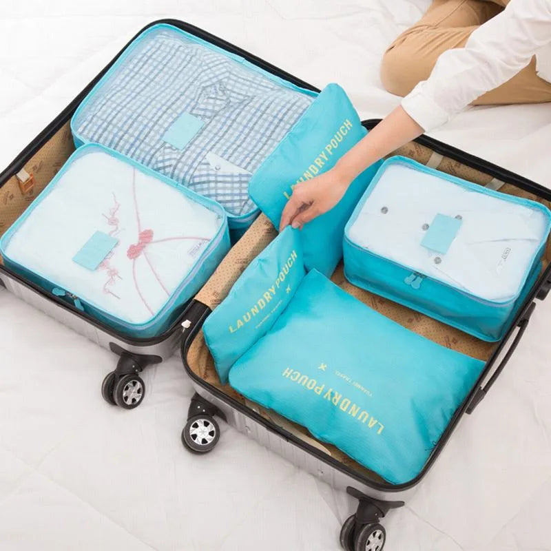 Packing cubes organizer set for travel - 6pc