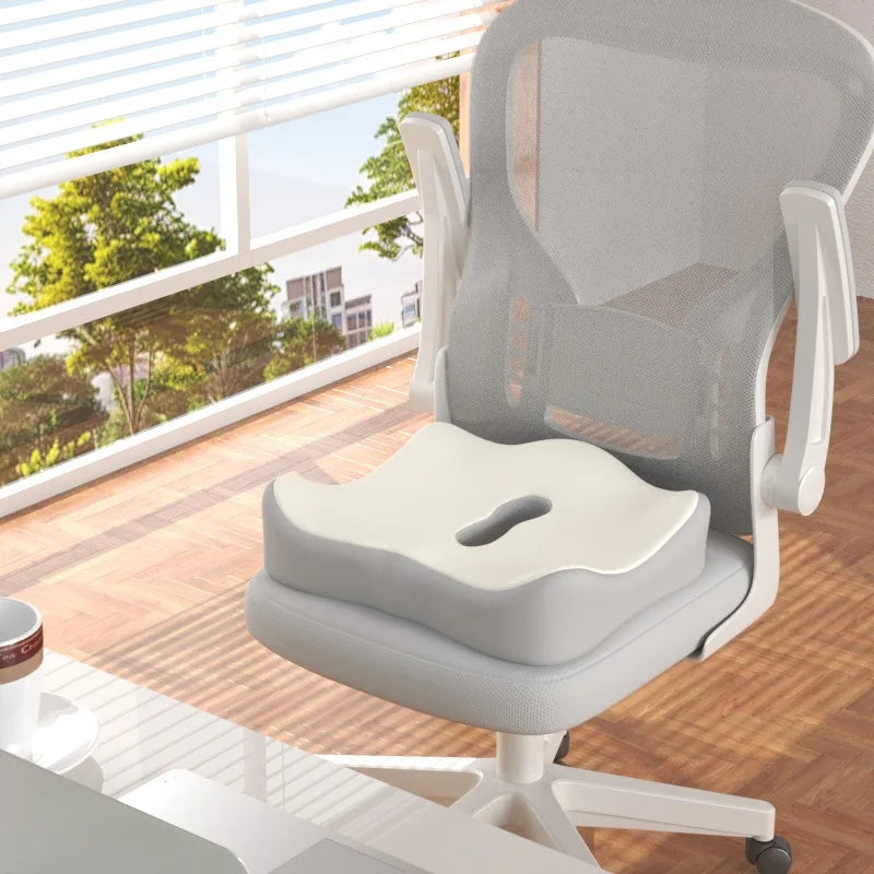 Seat cushion support pillow