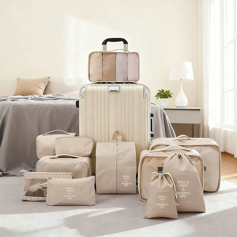 Travel set storage bags