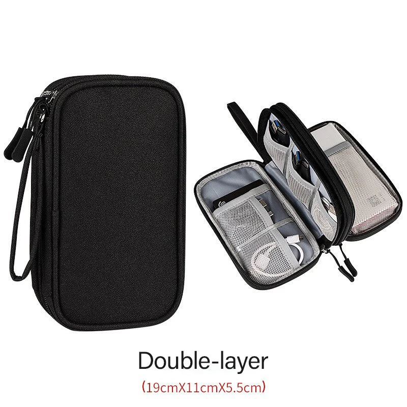 Wire organizer travel bag pouch