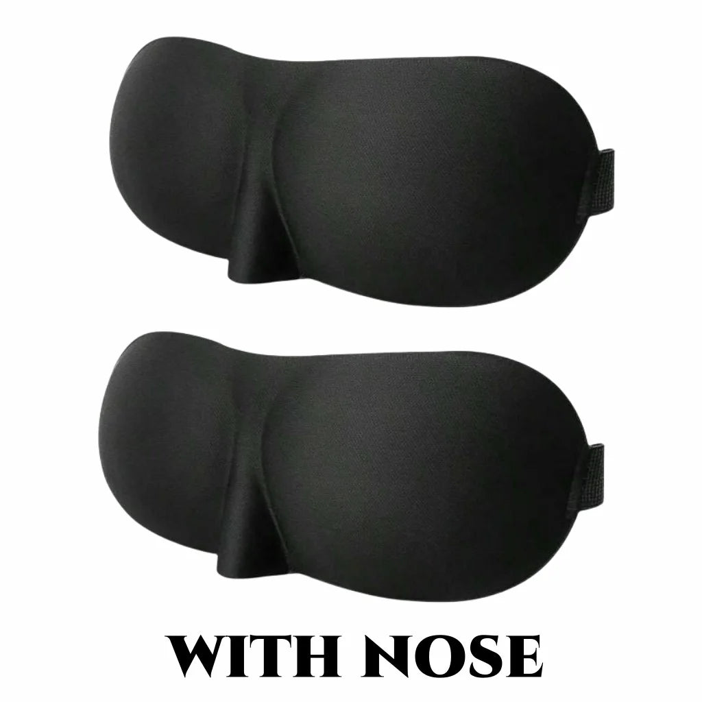 Contoured sleep mask 100% light blocking